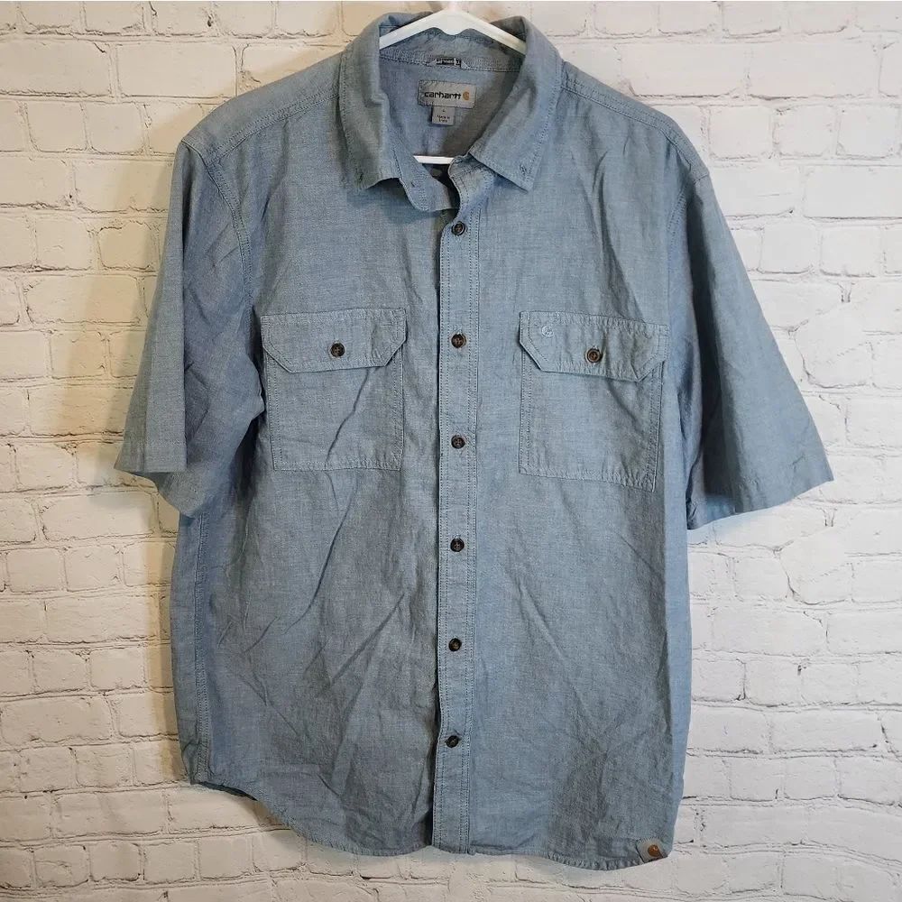 Men's Carhartt "Relaxed Fit" button-down shirt, size Large